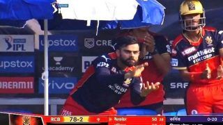 Virat Kohli's Reaction to Glenn Maxwell's Fifty During RCB-KKR IPL 2021 Game Wins Internet | WATCH VIDEO